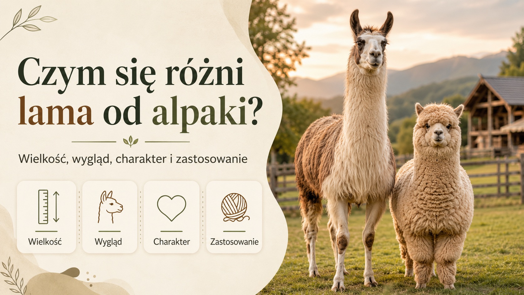 Czym się różni lama od alpaki