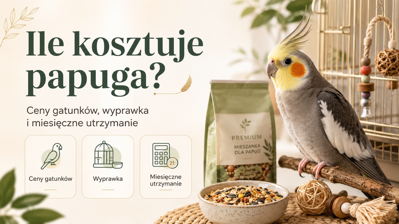 Ile kosztuje papuga