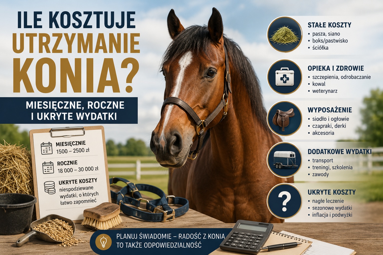 Ile kosztuje utrzymanie konia