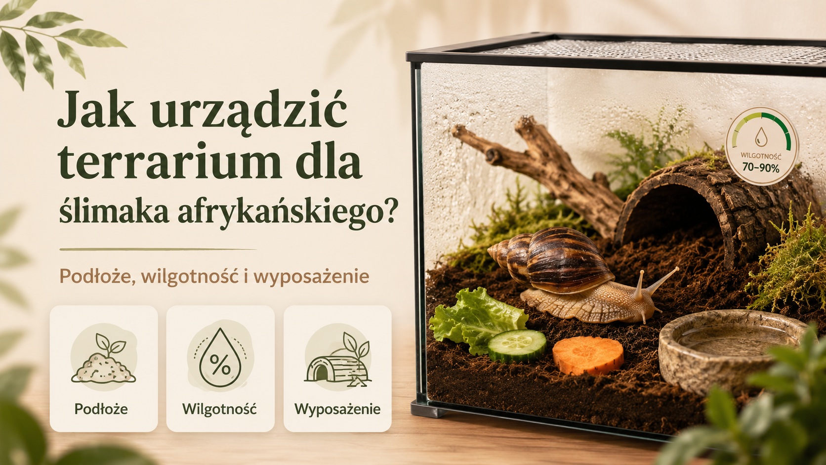 Jak urządzić terrarium dla ślimaka afrykańskiego