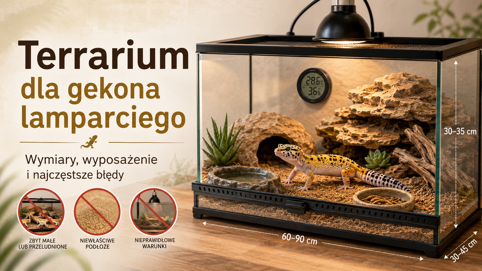 Jakie terrarium dla gekona lamparciego