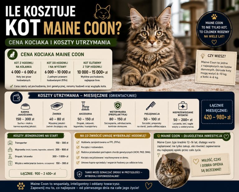 Ile kosztuje kot Maine Coon