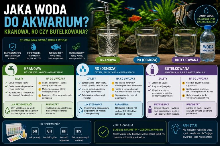 Jaka woda do akwarium