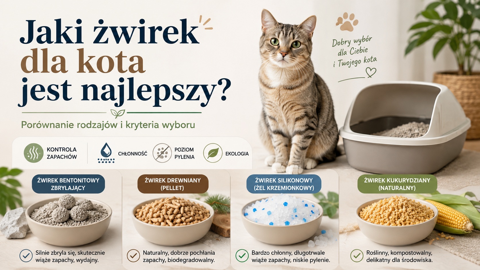 Jaki żwirek dla kota jest najlepszy