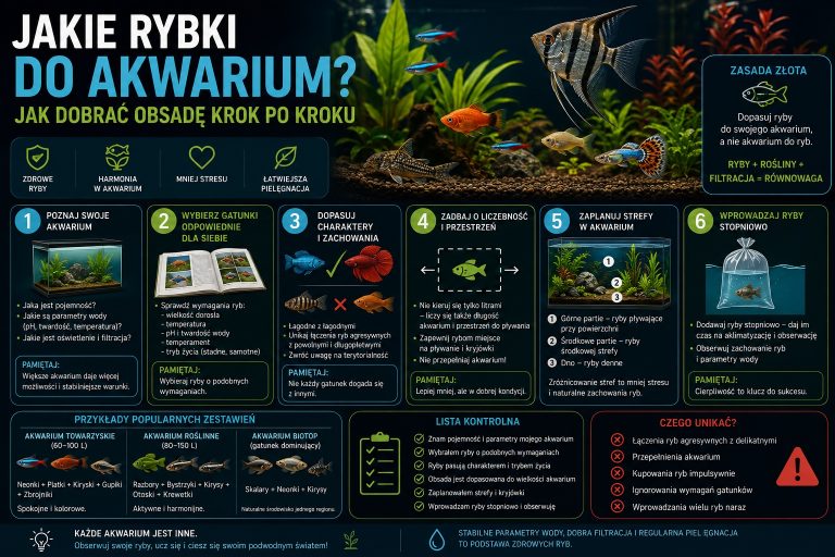 Jakie rybki do akwarium